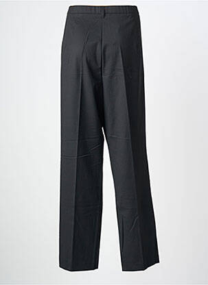 Pantalon droit tissage popeline taille normale noir SOMMERMANN femme