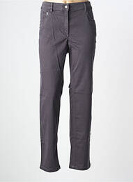 Jeans coupe slim stretch taille normale gris ZERRES femme