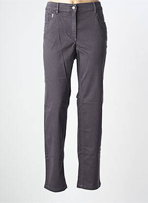Jeans coupe slim stretch taille normale gris ZERRES femme