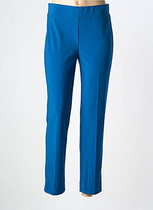 Pantalon 7/8 stretch taille normale bleu JOSEPH RIBKOFF femme