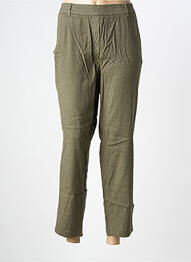Pantalon 7/8 taille élastique taille normale vert GARDEUR femme