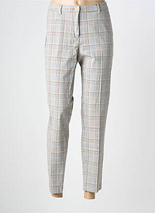 Pantalon 7/8 tissage popeline taille normale bleu ATELIER GARDEUR femme