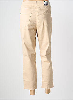Pantalon 7/8 tissage popeline taille normale beige GARDEUR femme