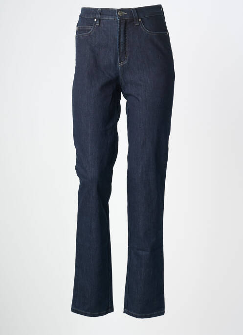 Jeans coupe slim tissage brut taille normale bleu KARTING femme