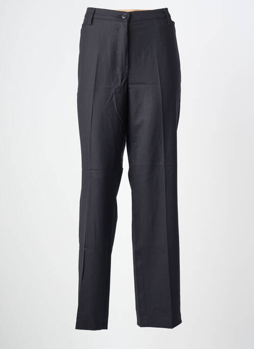 Pantalon droit tissage crêpe taille normale noir GARDEUR femme
