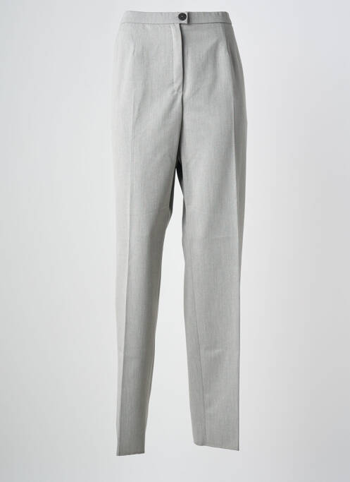 Pantalon slim poches taille haute gris KARTING femme
