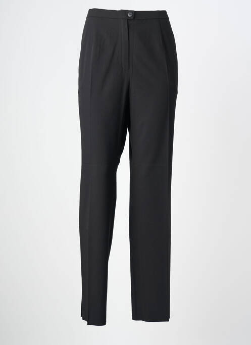 Pantalon slim tissage popeline taille normale noir KARTING femme