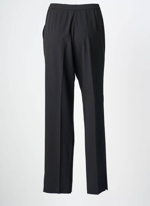 Pantalon slim tissage popeline taille normale noir KARTING femme