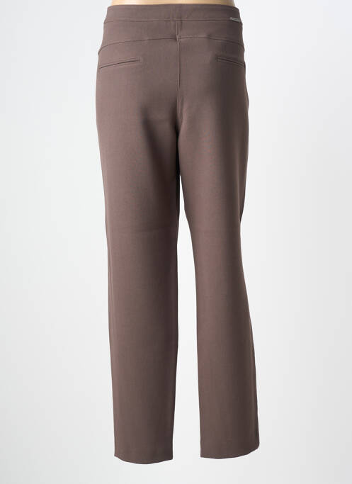 Pantalon slim stretch taille normale marron DIVAS femme