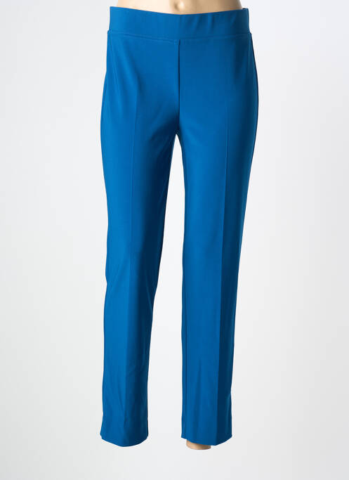 Pantalon 7/8 stretch taille normale bleu JOSEPH RIBKOFF femme