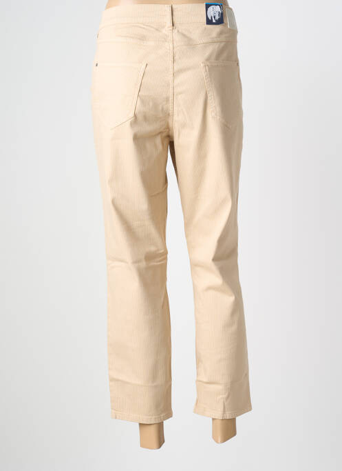 Pantalon 7/8 tissage popeline taille normale beige GARDEUR femme