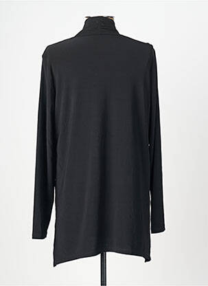 Tunique manches longues tissage crêpe noir JOSEPH RIBKOFF femme