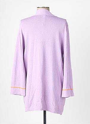 Veste casual coupe droite violet SCORZZO femme