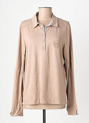 Polo manches longues manches longues marron PAUPORTÉ femme