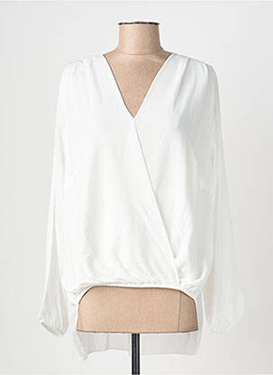 Blouse manches longues manches longues blanc QUATTRO femme