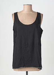 Débardeur stretch sans manche noir THALASSA femme