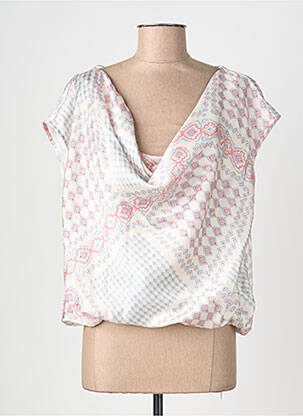 Top manches courtes manches courtes beige BARILOCHE femme