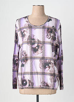Top stretch manches longues violet RABE femme