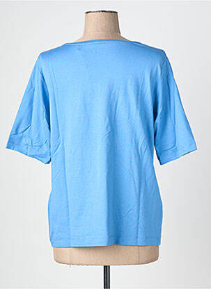 T-shirt stretch manches courtes bleu RABE femme