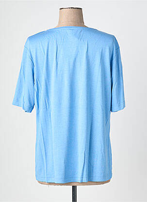 T-shirt stretch manches courtes bleu RABE femme