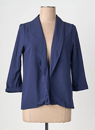 Veste casual col tailleur bleu CHRISTIAN MARRY femme