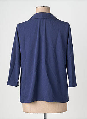 Veste casual col tailleur bleu CHRISTIAN MARRY femme