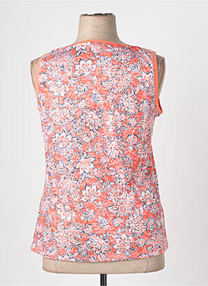 Top coupe cintrée sans manche rose CONCEPT K femme