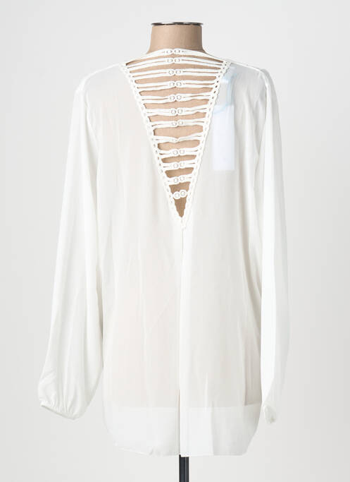Blouse manches longues manches longues blanc QUATTRO femme