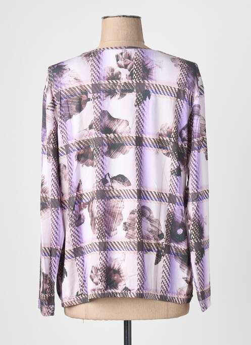 Top tissage jersey manches longues violet RABE femme