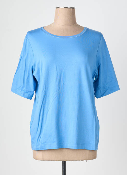 T-shirt stretch manches courtes bleu RABE femme