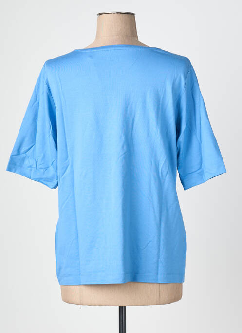 T-shirt stretch manches courtes bleu RABE femme