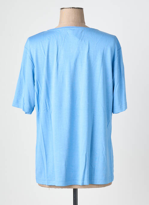T-shirt stretch manches courtes bleu RABE femme