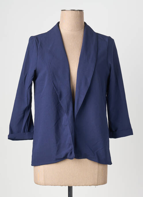 Veste casual col tailleur bleu CHRISTIAN MARRY femme