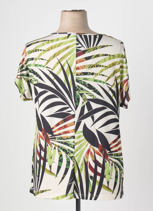 T-shirt imprimé fantaisie manches courtes vert TELMAIL femme