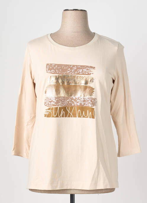 T-shirt manches longues manches longues beige LE COMTE femme