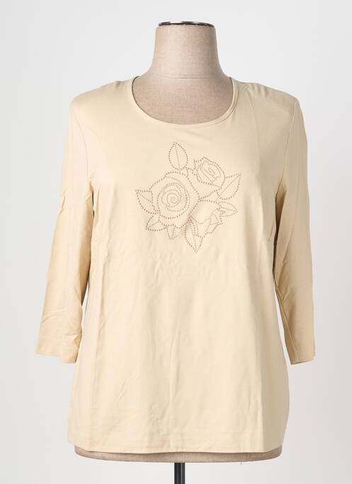 T-shirt manches longues manches longues beige EUGEN KLEIN femme