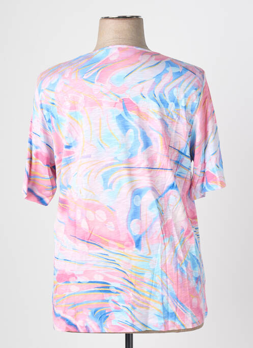 T-shirt imprimé fantaisie manches courtes rose RABE femme