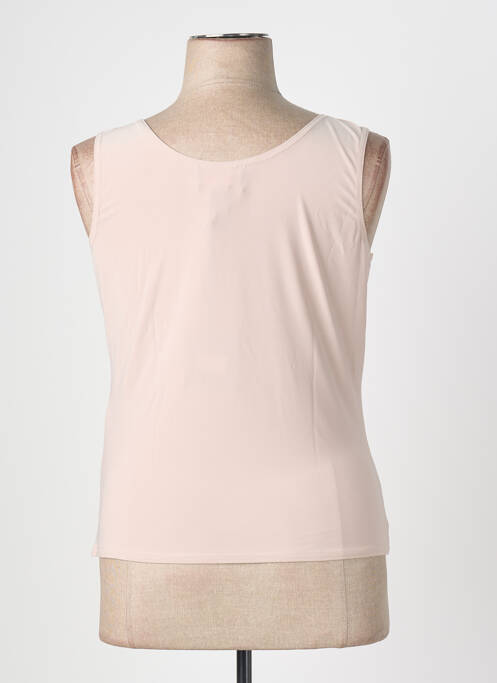 Top tissage jersey sans manche beige JOSEPH RIBKOFF femme