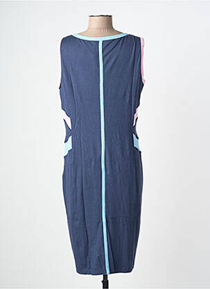 Robe mi-longue sans manche sans manche bleu EUGEN KLEIN femme