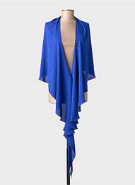 Gilet manches courtes col v bleu JOSEPH RIBKOFF femme