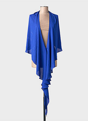 Gilet manches courtes col v bleu JOSEPH RIBKOFF femme
