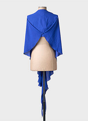 Gilet manches courtes col v bleu JOSEPH RIBKOFF femme