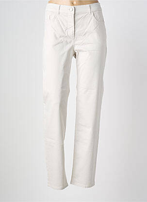 Jeans coupe slim taille normale taille normale beige ANGELS femme
