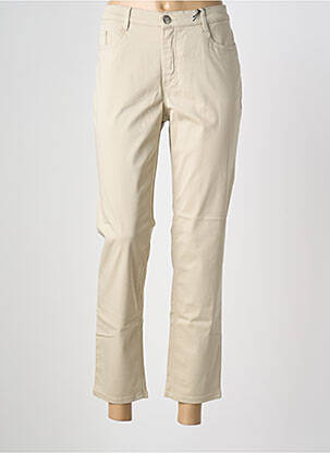 Pantalon 7/8 stretch taille normale beige STARK femme