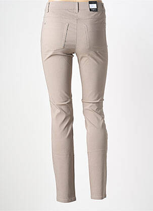 Jegging tissage popeline taille normale marron STARK femme