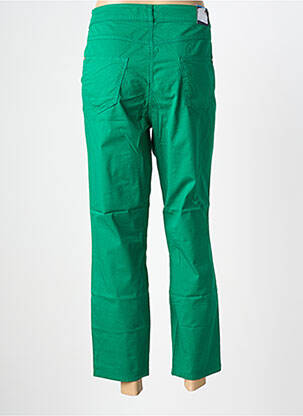 Pantalon 7/8 tissage popeline taille normale vert GARDEUR femme