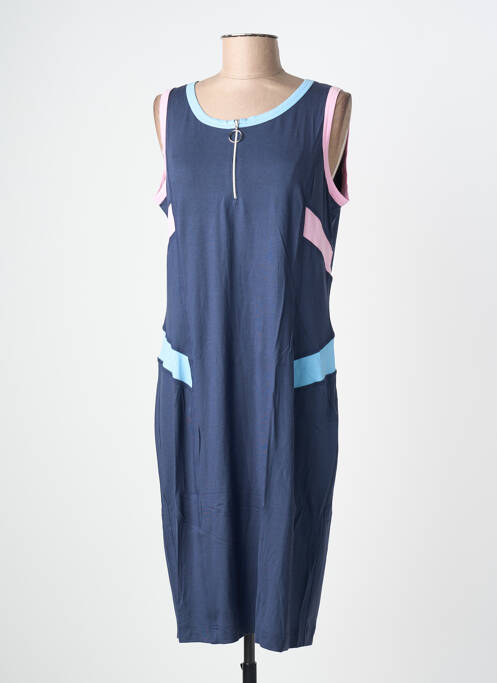 Robe mi-longue sans manche sans manche bleu EUGEN KLEIN femme