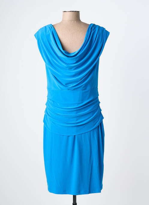 Robe courte sans manche sans manche bleu FRANK LYMAN femme