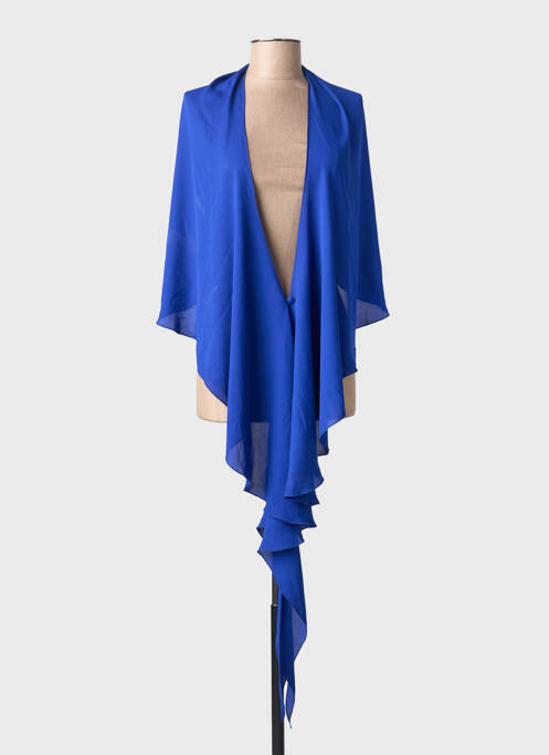 Gilet manches courtes col v bleu JOSEPH RIBKOFF femme
