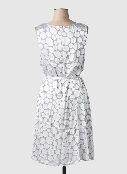 Robe mi-longue sans manche sans manche gris BIANCA femme